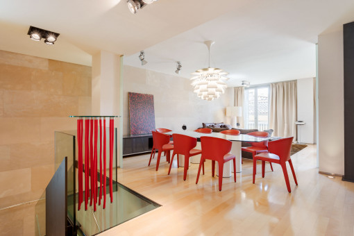 Spectacular, light-flooded designer duplex-apartment in the most exclusive area of Palma