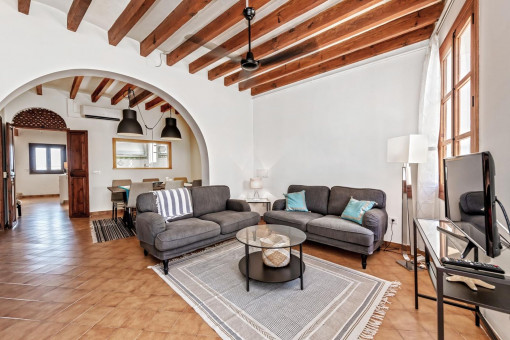 Charming duplex penthouse-apartment with views over the sea and Palma Cathedral